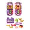 Purple Fruit Cutting Fun Toy Set, a children's educational puzzle and fun game, safe and non-toxic, suitable for young children to play Item Picture